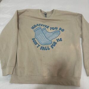 Beige crewneck